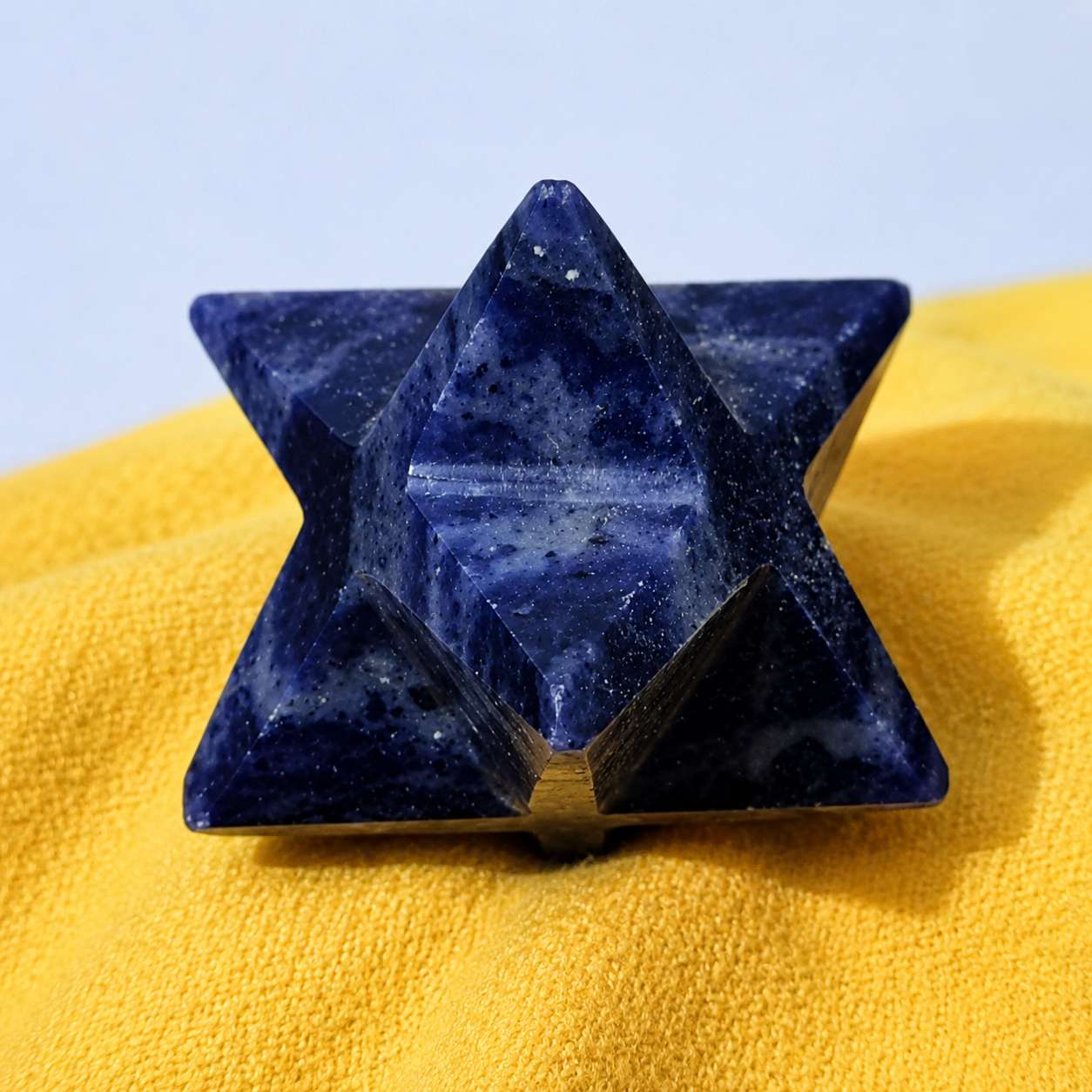 Throat Chakra Merkaba Crystal